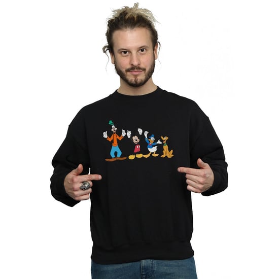 Disney Herren Mickey Mouse Friends Sweatshirt (Schwarz) - Image 2