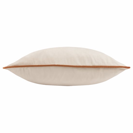 Paoletti Meridian Soft Velvet Piped Cushion Cover