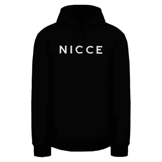Nicce Herren Kapuzenpullover mit Original-Logo, Schwarz - Image 2