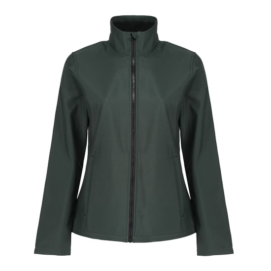 Regatta Womens/Ladies Ablaze Printable Softshell Jacket (Dark Spruce/Black)