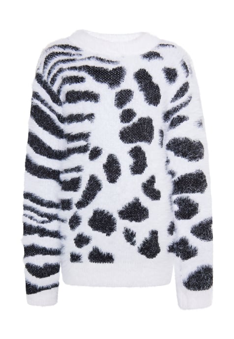 Mymo Strickpullover Mädchen weiss - Image 1