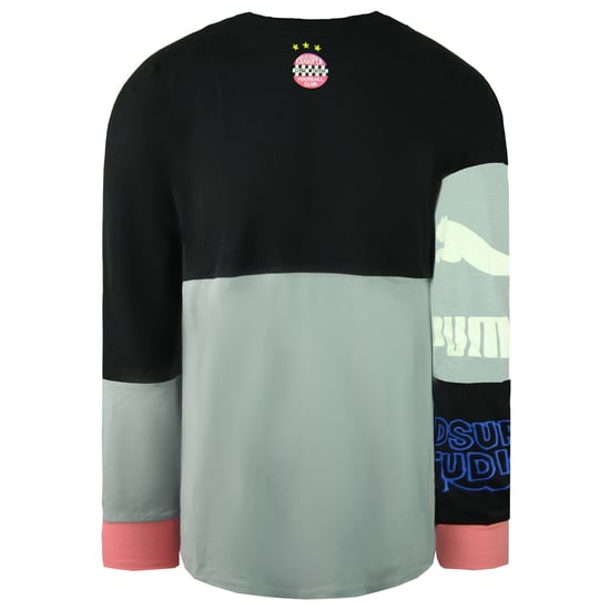 Puma x Kidsuper Studios Long Sleeve Crew Black Mens Football Club Top 598464 01