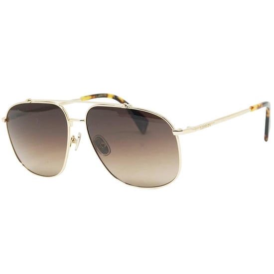 Braune Lanvin-Sonnenbrille mit Verlaufsglas und goldenen Glsern - Image 2