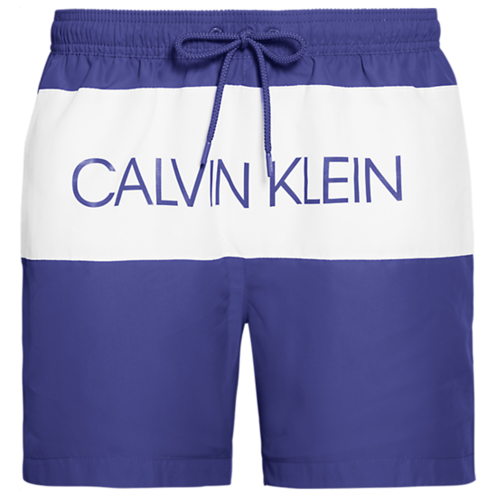 Calvin Klein Herren Badeanzug mit Kordelzug und vollständiger Tape-Verarbeitung - Image 1