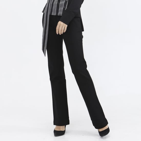 Gerade Hose aus dickem Trikot - Image 1