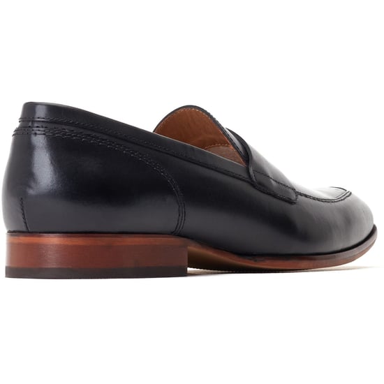 Base London Bruno Leder Herren schwarze Mokassins - Image 2