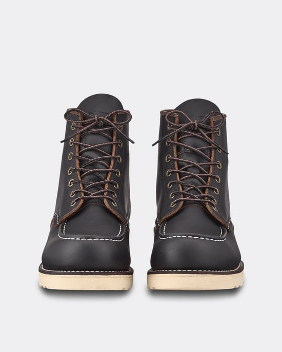 Red Wing Schuhe Heritage Arbeit 6inch Moc Toe Prairie Männer schwarz Stiefel - Image 2