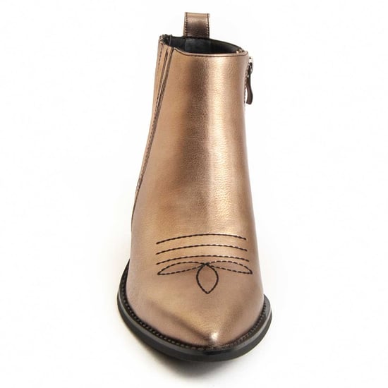 Montevita Heel Ankle Boot Espuela In Gold