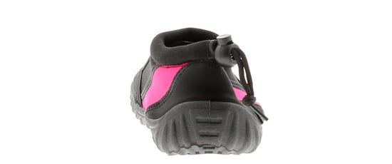 Platino Womens Aqua Shoes Rockpool Slip On black pink - Image 4