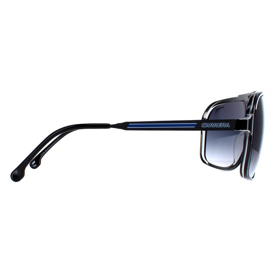 Carrera Aviator Mens Black and Blue Grey Blue Gradient Grand Prix 3
