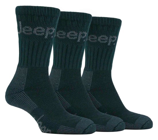 Herren 3 Paar Jeep Terrain Cushion Sole Wandern Wandern Arbeit Socken - Image 1