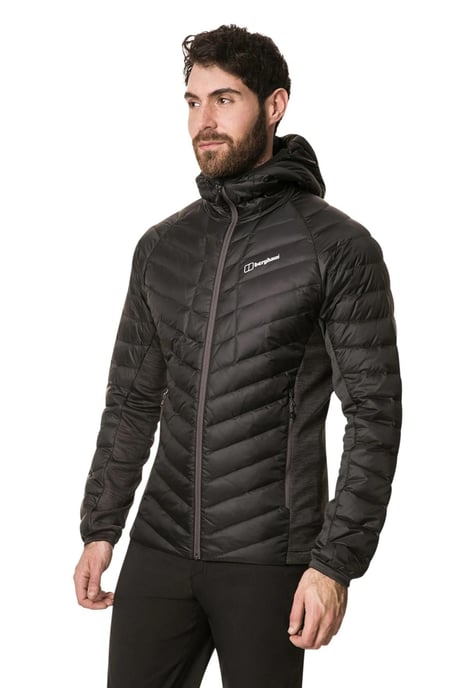 Berghaus Herren Tephra STR Reflct DWN Jacke in schwarz - Image 1