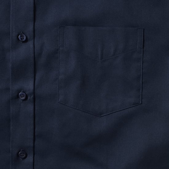 Russell Collection - "Oxford" Formelles Hemd für Herren (Leuchtend Navy-Blau) - Image 6