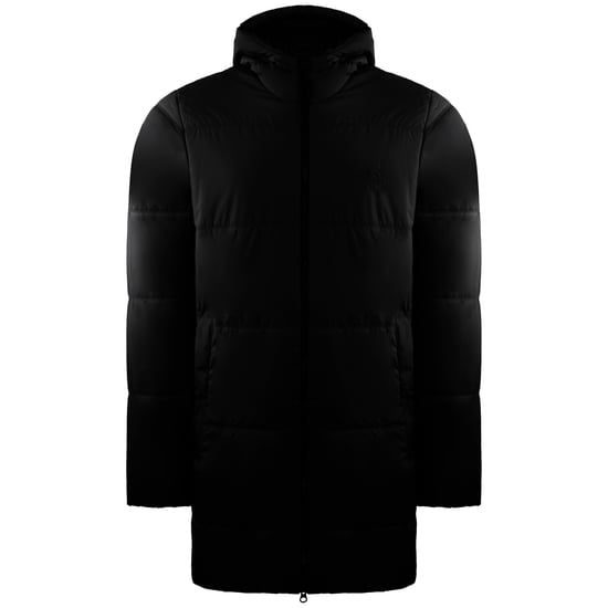 Jack Wolfskin North York Herren Schwarze wattierte Parkajacke - Image 1