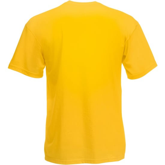 Fruit Of The Loom Valueweight T-shirt für Männer mit V-Ausschnitt, kurzärmlig (Sonnenblumengelb) - Image 2