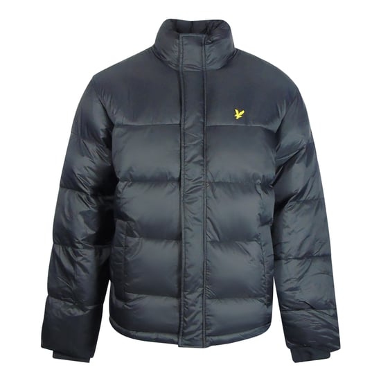 Schwarze wattierte Pufferjacke von Lyle & Scott - Image 1
