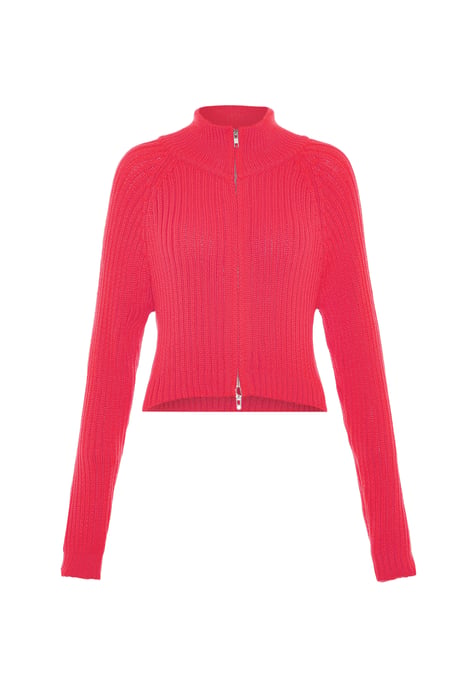 Mymo Strickjacke Damen Rosa - Image 1