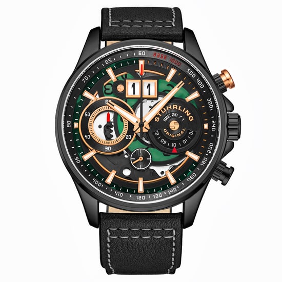 Black Ace Aviator Chronograph & Tachymeter Quarz 45mm - Image 1
