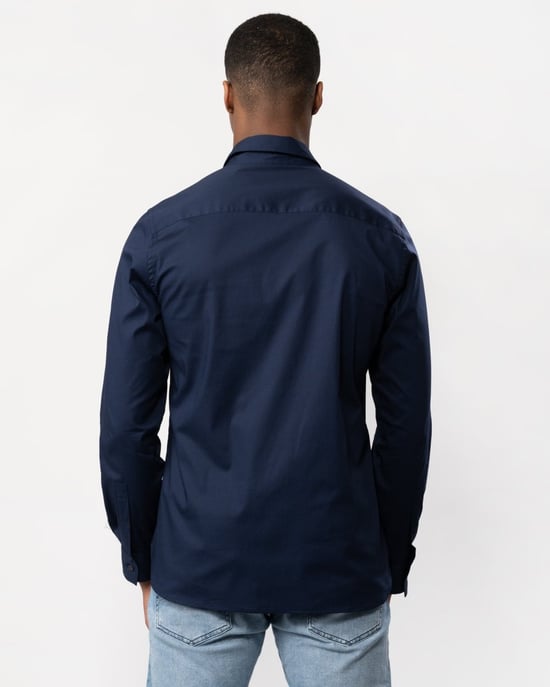 Lyle & Scott Herren Langarm Slim Popelinshemd - Image 3