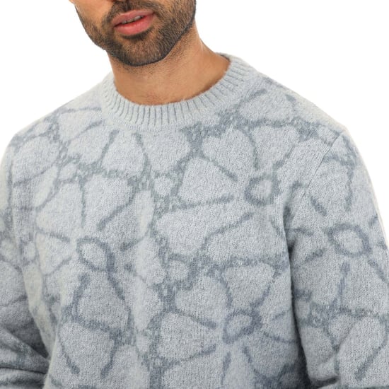 Sweat Spencer tricot col rond Wood Wood Pour Homme en Gris - Image 3