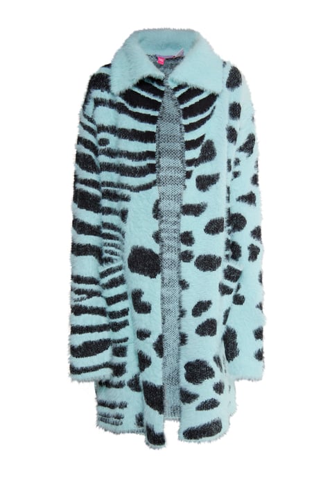 Mymo Strickcardigan Mädchen Lagune Minze - Image 1