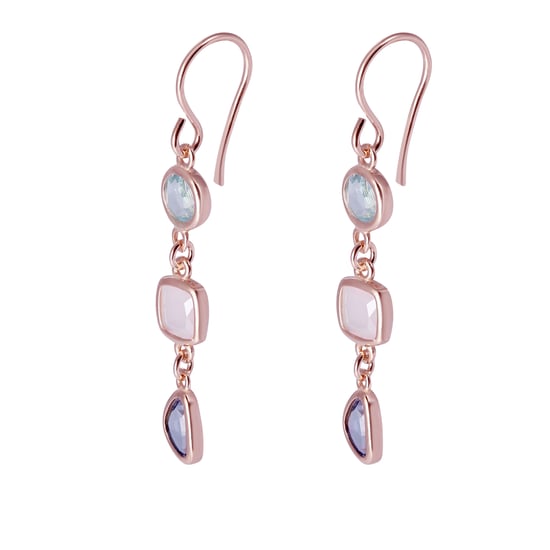 Orphelia 'Euphemia' Damen Ohrhänger aus 925er Sterlingsilber - Rose ZO-7411 - Image 3