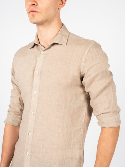 Xagon Man Hemd Lino Herren beige - Image 5
