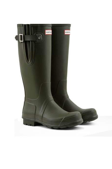 Hunter Mens Original Seite einstellbar Boot dunkel oliv - Image 2
