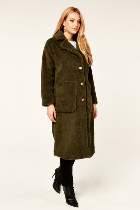 Longline Teddy Coat
