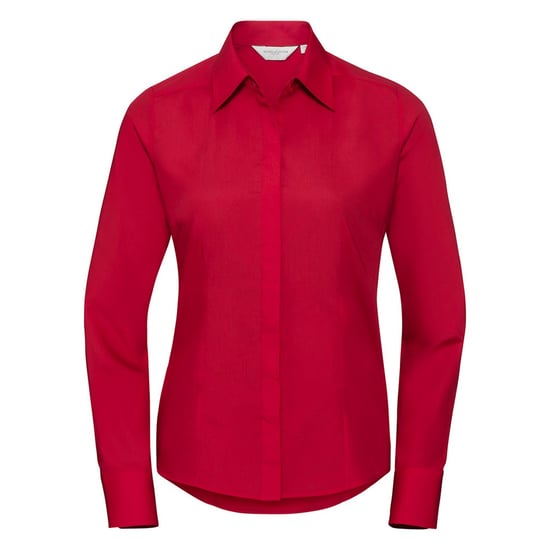 Russell Collection - Hemd für Damen Langärmlig (Rot) - Image 1