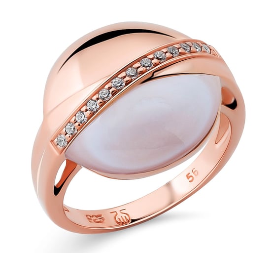 Orphelia 'Moragene' Damen-Set aus 925er Sterlingsilber: Halskette + Ohrringe + Ring – Rosé SET-7506/RG - Image 4