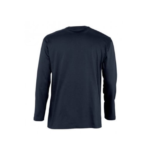 SOLS Herren Monarch Langarm T-Shirt (Marine) - Image 2