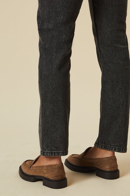 Faith Suede Chunky Penny Loafer - Image 3