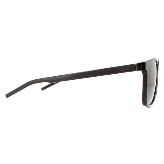 Hugo by Hugo Boss Square Mens Havanna Grün Sonnenbrille - Image 4