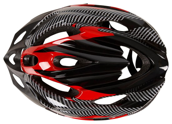 Trespass Adults Unisex Crankster Cycling Helmet (Red X)