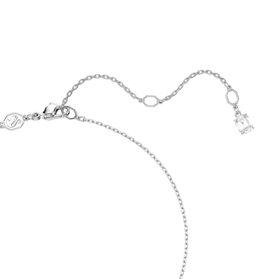 Swarovski 'Ss25 Capsule' Damen Basis-Metall-Set: Halskette + Ohrringe - Silber 5720849 - Image 3