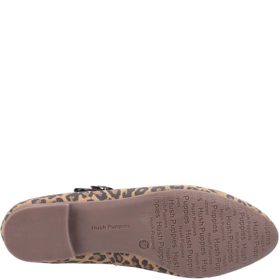 Hush Puppies Womens/Ladies Melissa Leopard Suede Mary Janes (Braun/Schwarz) - Image 4