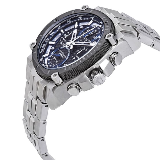 Bulova Precisionist / Champlain Herren Silber Uhr 98B316 - Image 3