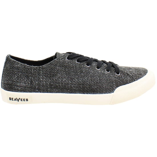 Seavees Monterey Raffia Damen Schwarz Schuhe - Image 1