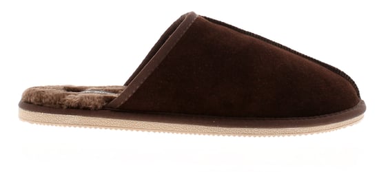 Hush Puppies Coady Wildleder Herren Hausschuhe In Braun - Image 4