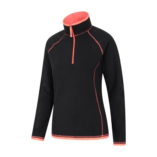 Mountain Warehouse Damen/Damen Montana Half Zip Fleece Top (Jet Black) - Image 4