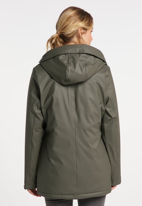 ICEBOUND Serie urban rain Regenjacke Damen Oliv - Image 3