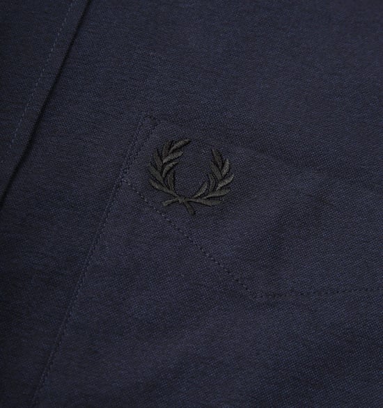 Fred Perry - Chemise Oxford brossé bleu marine pour homme - Image 4