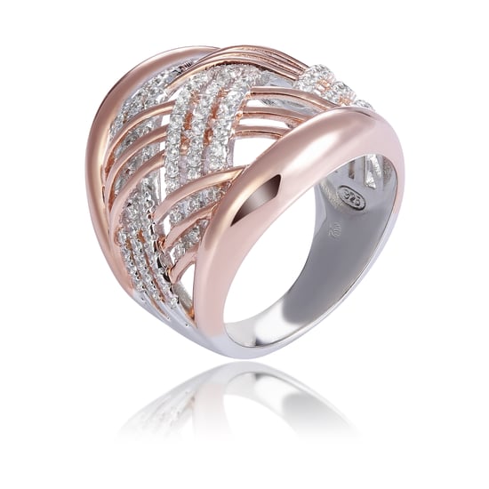 Orphelia Damen-Ring Sterling-Silber 925 – Silber/Rosé ZR-7447 - Image 1