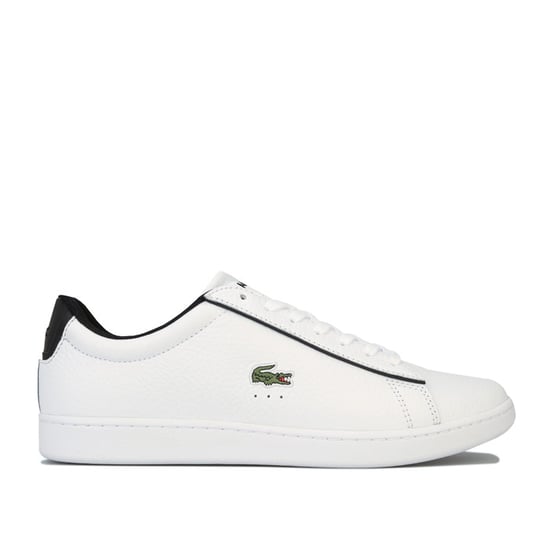Men's Lacoste Carnaby Evo 120 2 SMA Trainers in White Black