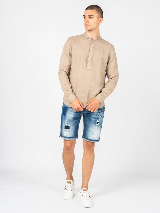 Xagon Man Hemd Lino Herren beige - Image 3
