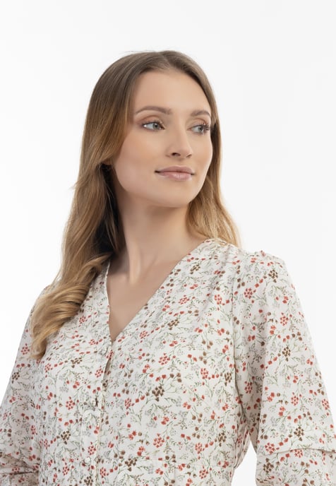 usha floral print midi dress