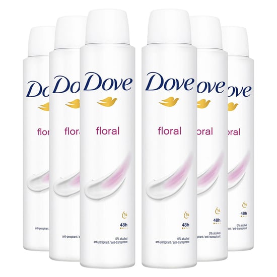 Dove Floral Anti-Perspirant with 48H Sweat Protection Deo for Women 200ml, 6pk - Image 1