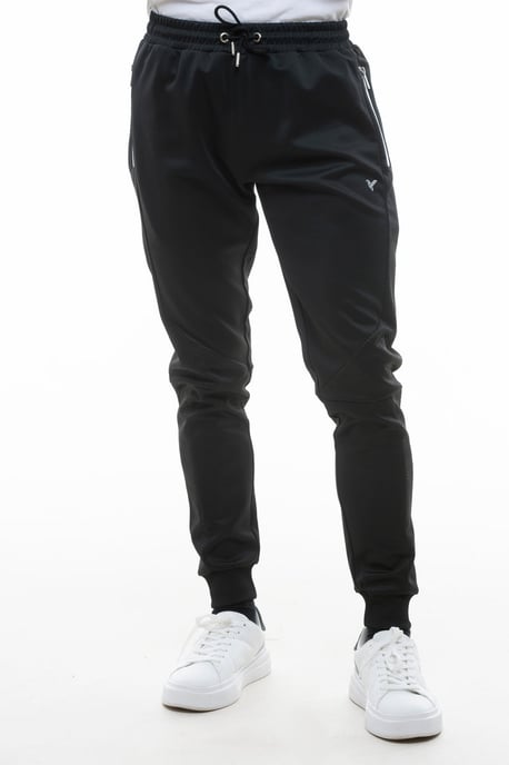 D-Rock Men's Jogger Drawstring Waist Ribbed Cuffs & Zipper Pockets
