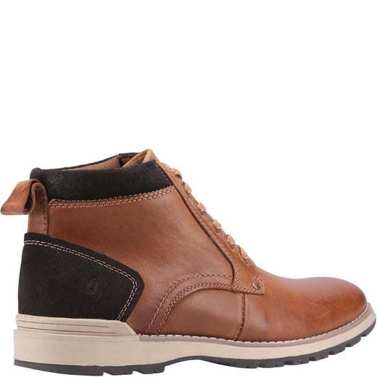 Hush Puppies Herren Dean Lederstiefel (Tan) - Image 2